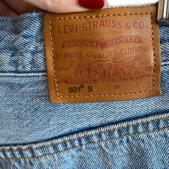 Levi’s 501 High Rise Skinny Jeans In Medium Blue Wash - Picture 11 of 15